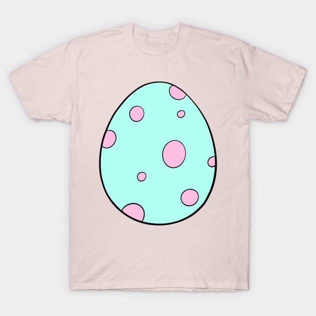 Spotted Easter Egg T-Shirt by Lady Lilac